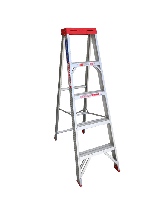 INDALEX Tradesman Aluminium Single Sided Step Ladder 5FT 1.5M