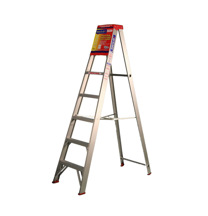 INDALEX Tradesman Aluminium Single Sided Step Ladder 7FT 2.1M
