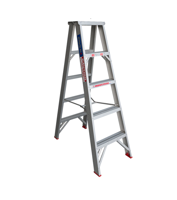INDALEX Tradesman Aluminium Double Sided Step Ladder 5FT 1.5M