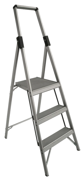 INDALEX Tradesman Aluminium Slimline Platform Ladder 6/3 3FT