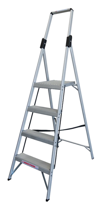 INDALEX Tradesman Aluminium Slimline Platform Ladder 7/4 4FT