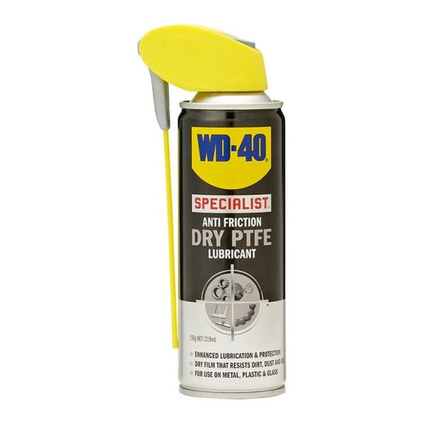 WD40 Specialist Anti Friction Dry PTFE Lubricant 150g/219ml