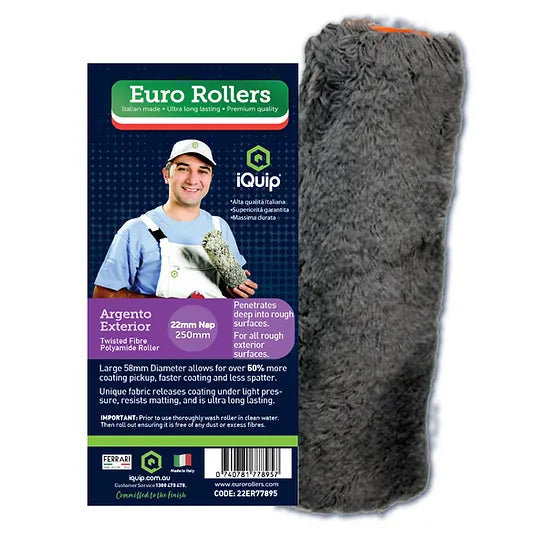Euro Roller Argento Exterior Roller Sleeve 22mm Nap 300mm