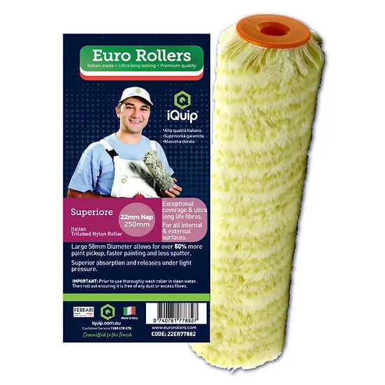 Euro Roller Superiore Italian Roller Sleeve 22mm Nap 300mm