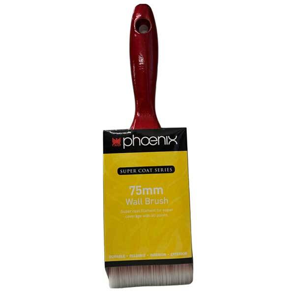 Phoenix Plastic Handle Super Coat Wall 75mm Paint Brush