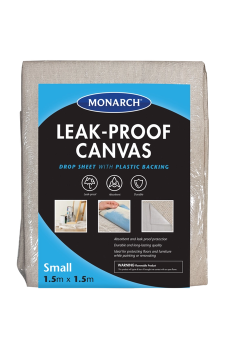 Monarch Leak Proof Canvas Drop Sheets