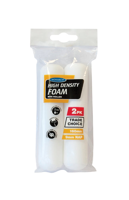 Monarch High Density Foam 9mm Mini Rollers 160mm