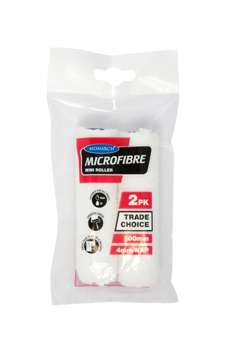 Monarch Microfibre 100mm Mini Rollers