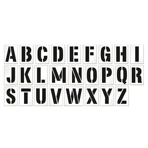 Line Marking Stencil A-Z Set