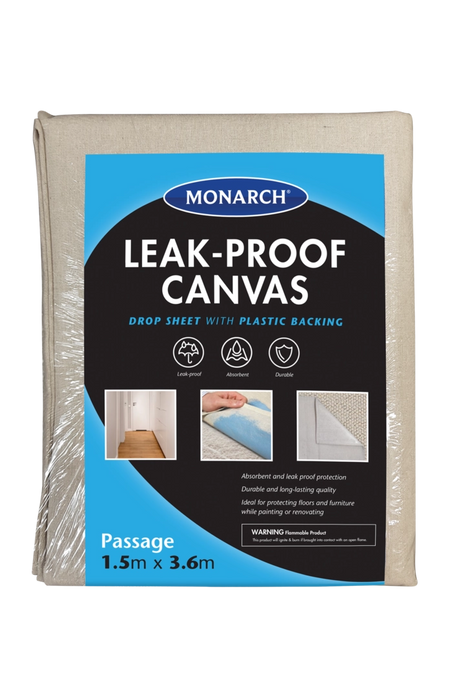 Monarch Leak Proof Canvas Drop Sheets