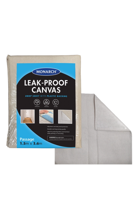 Monarch Leak Proof Canvas Drop Sheets