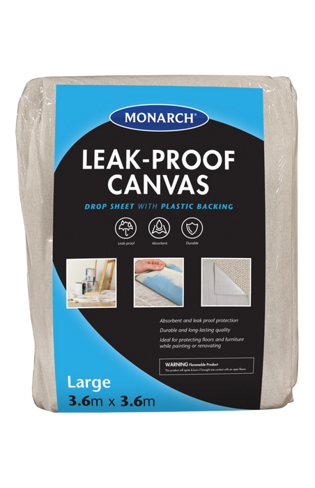 Monarch Leak Proof Canvas Drop Sheets