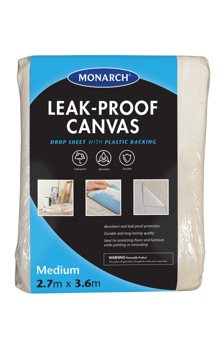 Monarch Leak Proof Canvas Drop Sheets
