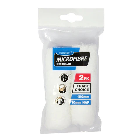 Monarch Microfibre 100mm Mini Rollers