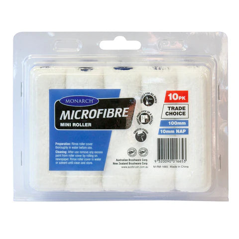 Monarch Microfibre 100mm Mini Rollers